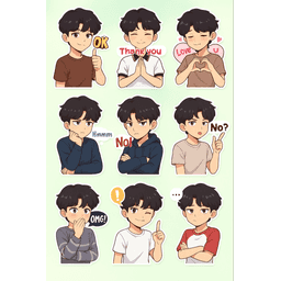 Sticker pack cover